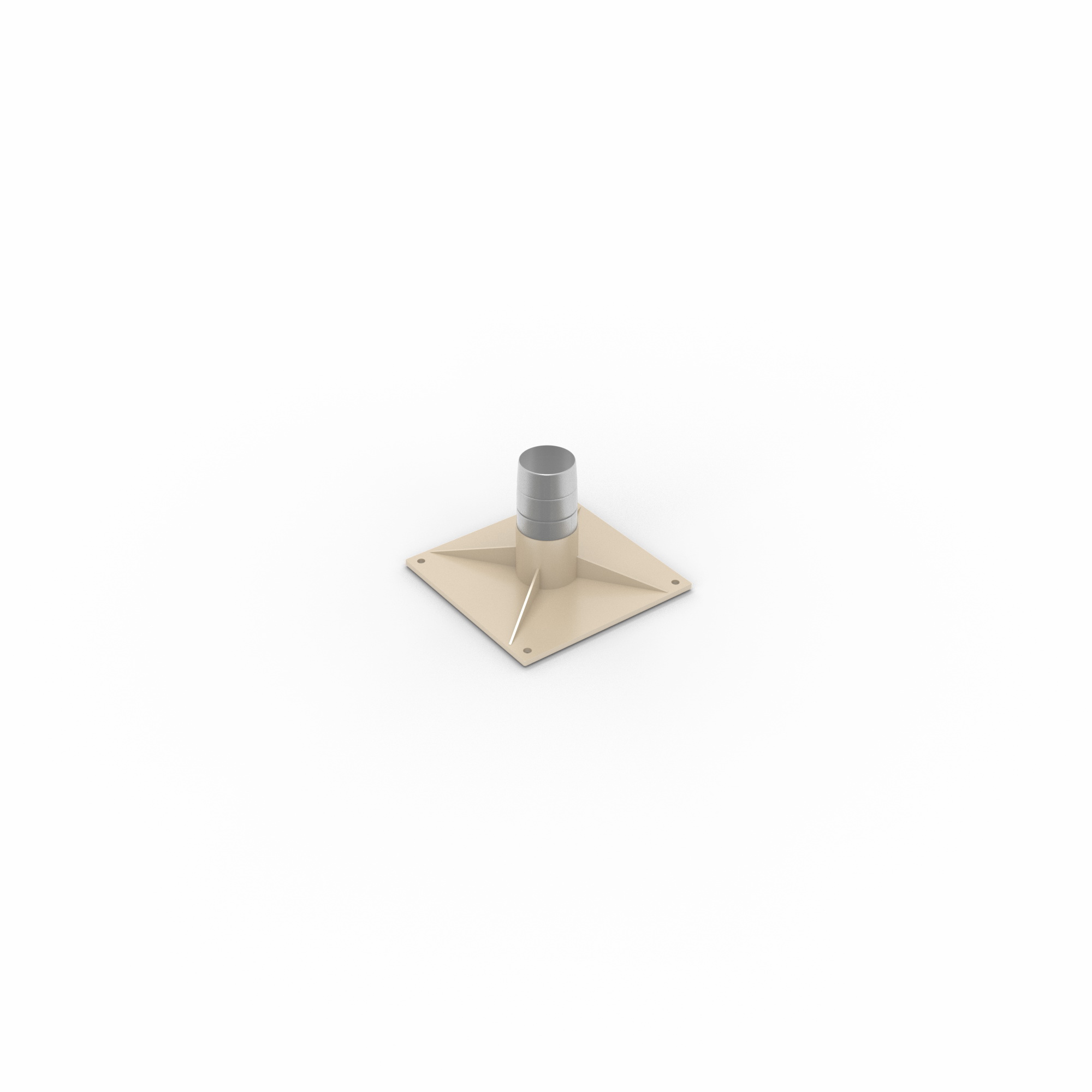 Iron base 25x25 for ground fixing Iron base 25x25 for ground fixing Poggesi